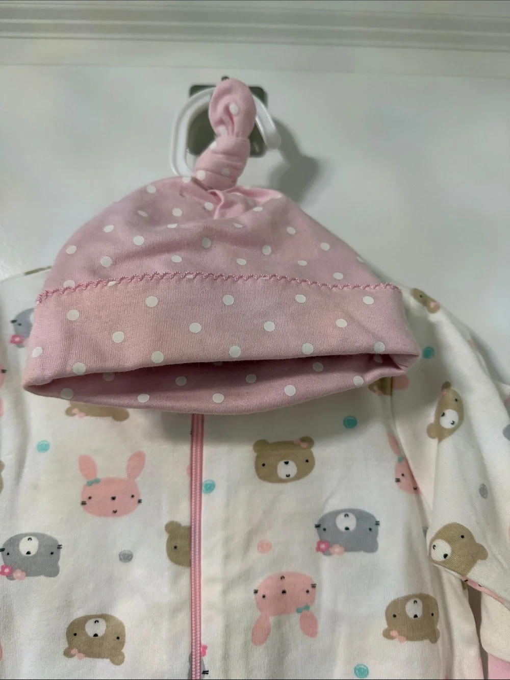Gerber Organic Baby Girls' 4-piece pajama set
